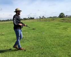 The star enjoys adventure sports like hunting and shooting.